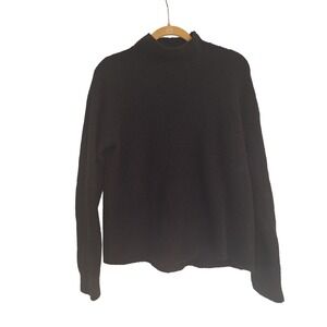 KJUS Cowl Neck Black Sweater Women's Size 40‎ / L